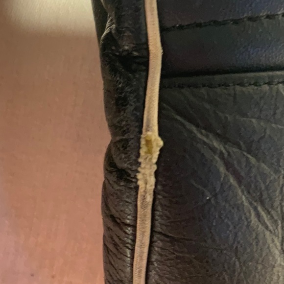 Yamaha Leather/Down Snowmobiling Mittens- Mens X-Small-Vintage - Picture 7 of 11